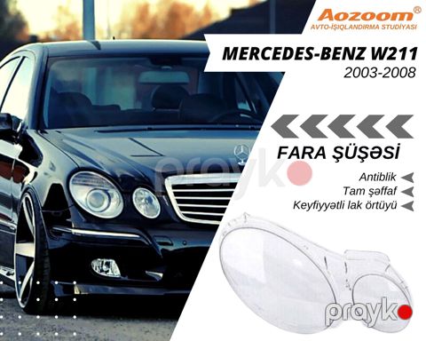 Mercedes-Benz fara şüşələri — Bakı