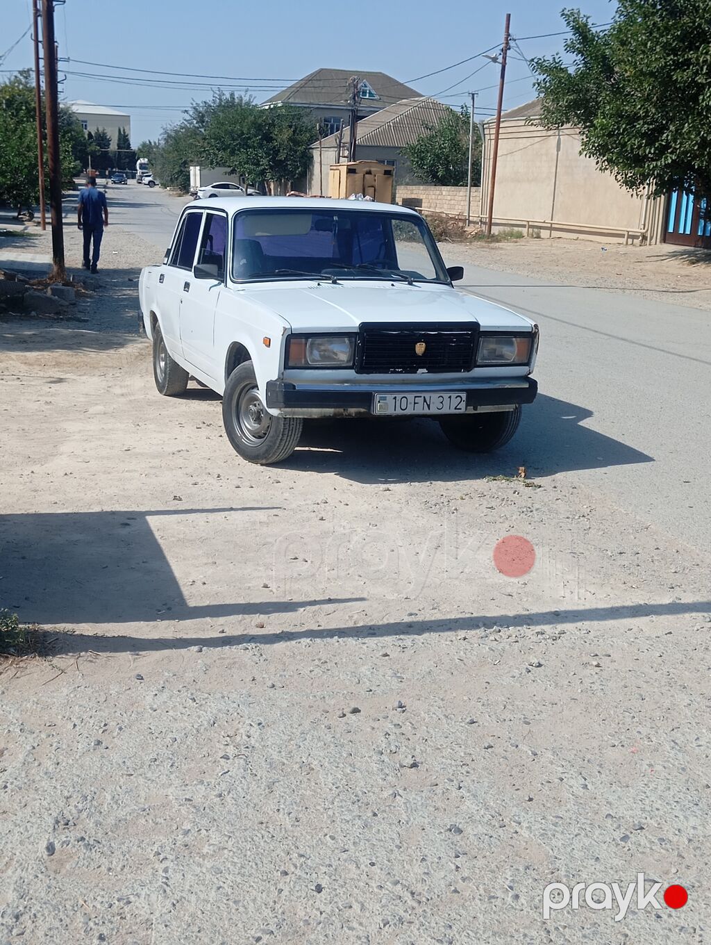 Karopka bewden Atır VAZ 2107, ağ rəng, sedan kuzov. Texniki — Avtomobillər, Bakı (7)