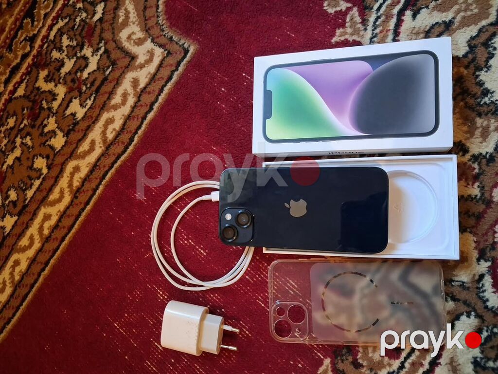 IPhone 14, 128 GB, Qara, Simsiz şarj — Apple iPhone, Biləsuvar (2)