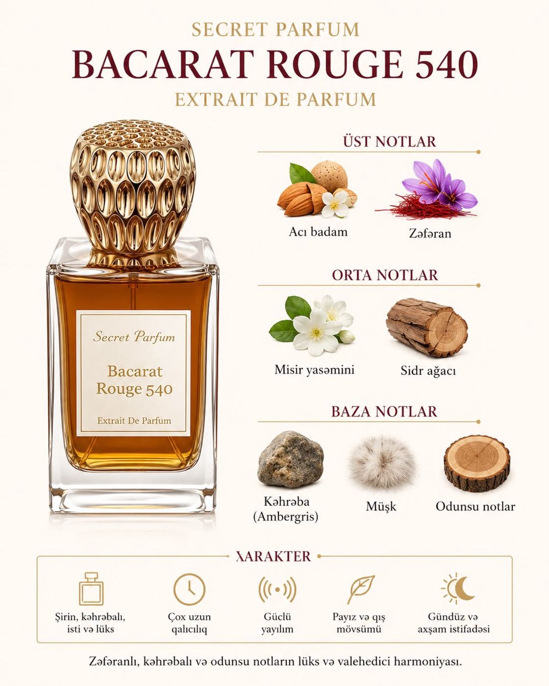No brand Bacarat Rouge 540 uniseks ətir yağı, 20 ml — Mallar, Bakı (3)