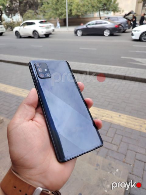 Samsung Galaxy A71, 128 GB, rəng - Qara, Zəmanət, Sensor, İki sim kartlı — Bakı