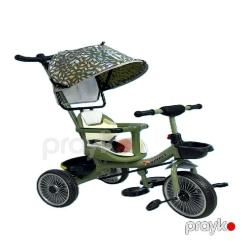 Uşaqlar üçün üçtəkərli velosiped BB-265, 3-5 yaş, yaşıl — Bakı
