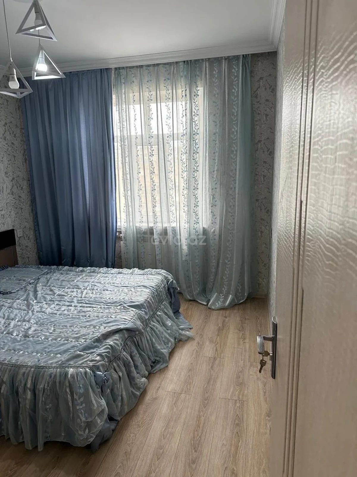 Kirayə 2 otaqlı mənzil Yeni Günəşli qəsəbəsində — Mənzil, Bakı (2)