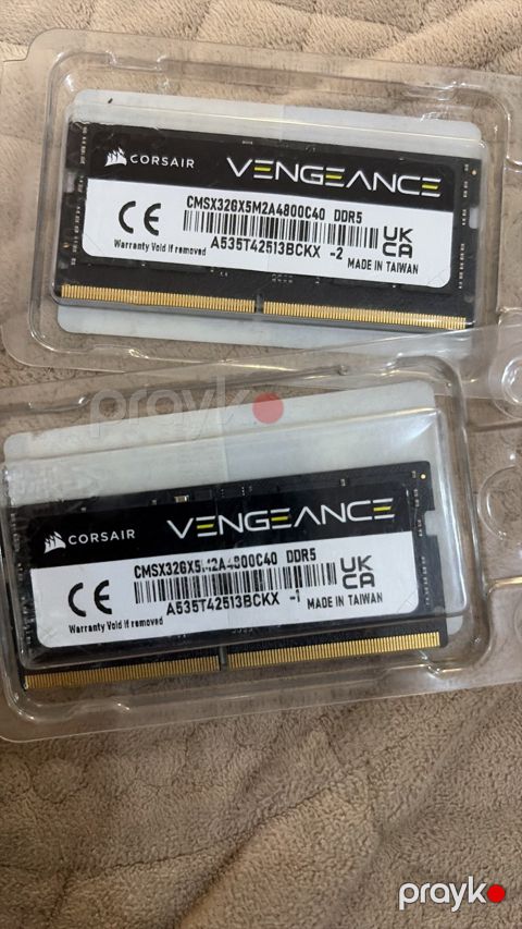 Corsair Vengeance RAM DDR5 4800mhz 2x16 (laptop) — Bakı