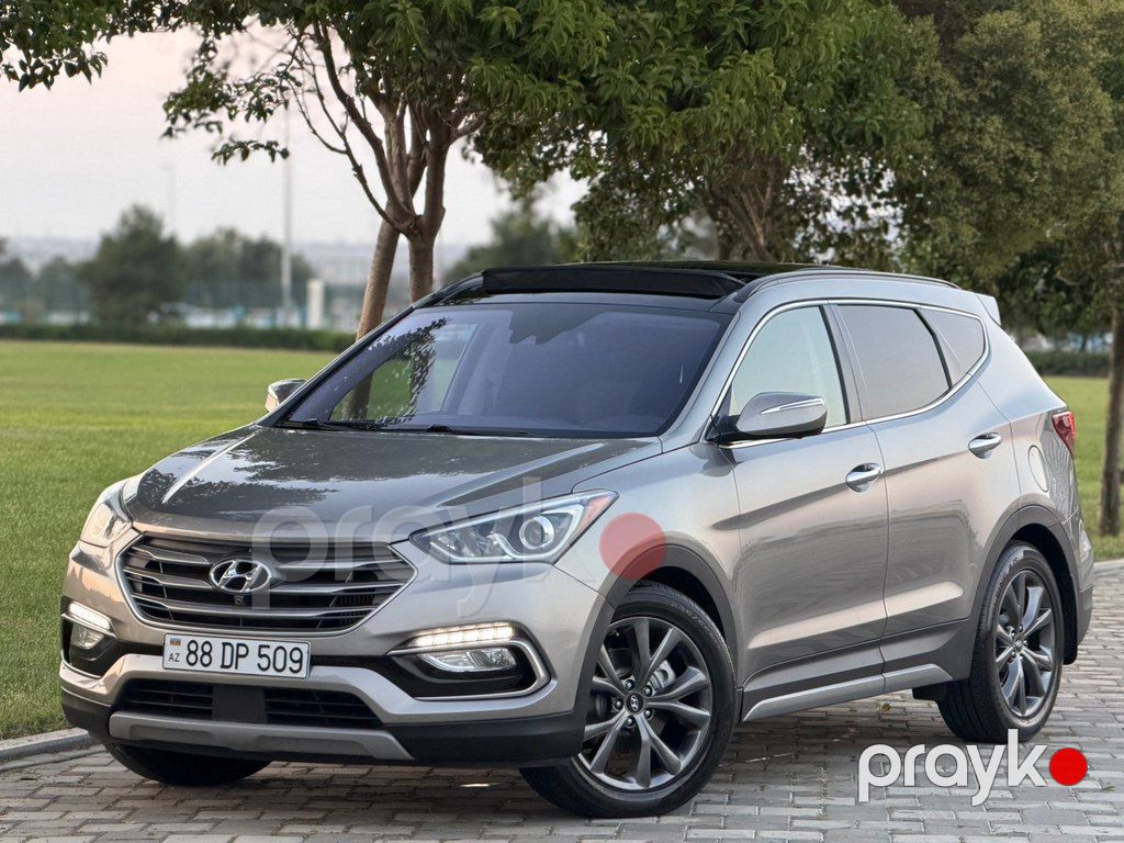Hyundai Santa Fe, 2.0 L, 2018 il, 126 100 km — Avtomobillər, Bakı (2)