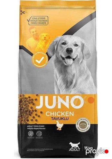 Yetkin itlər üçün quru yem Juno Toyuq 15 kq ARZ-YEM-M02 — Bakı