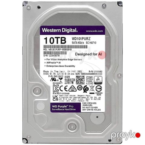 Daxili Sərt disk (HDD) Western Digital (WD), 8 TB, 7200 RPM, 3.5", Yeni — Bakı