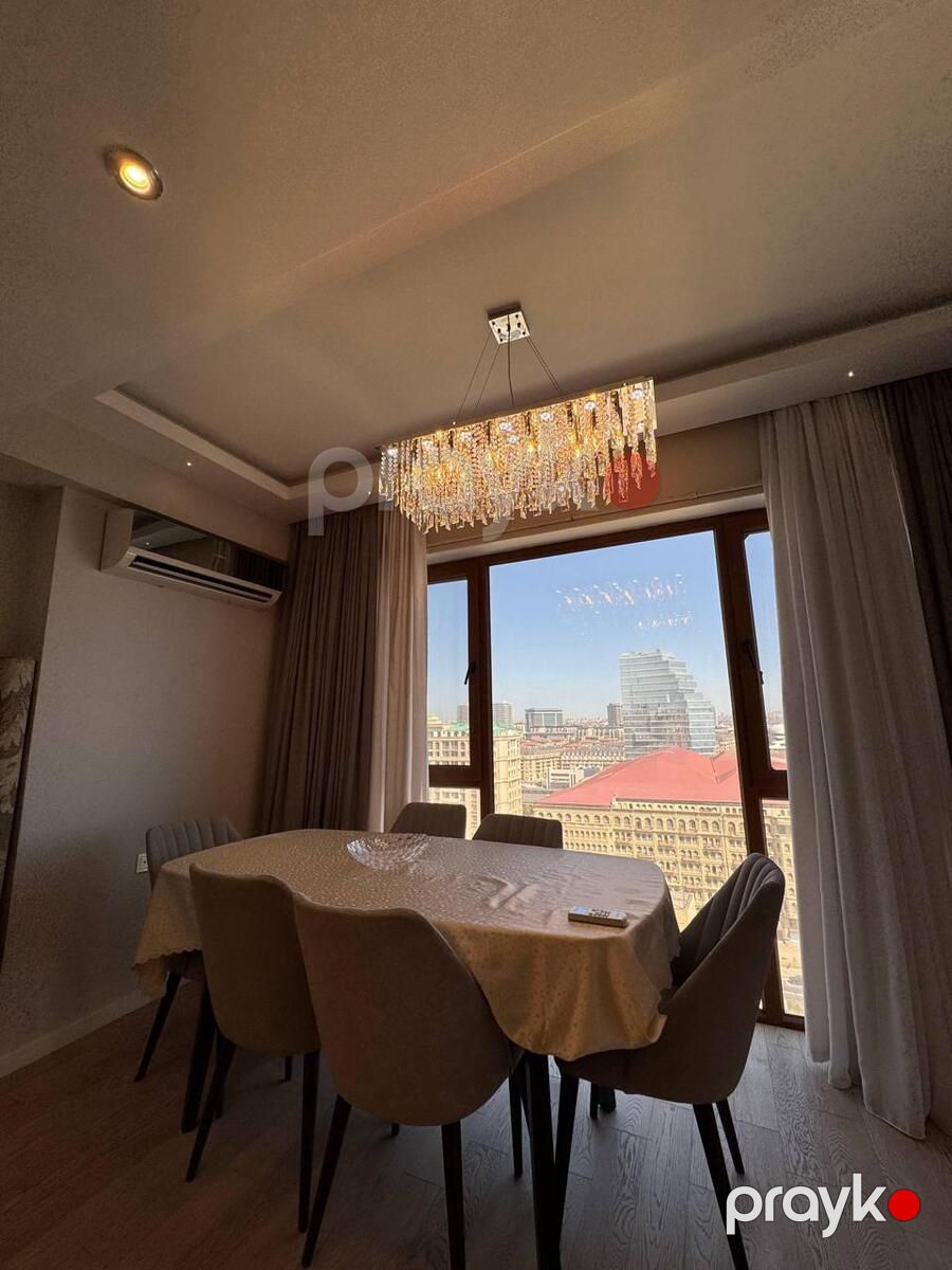 İcarəyə verilir 3 otaqlı yeni tikili 119 m² — Mənzil, Bakı (10)