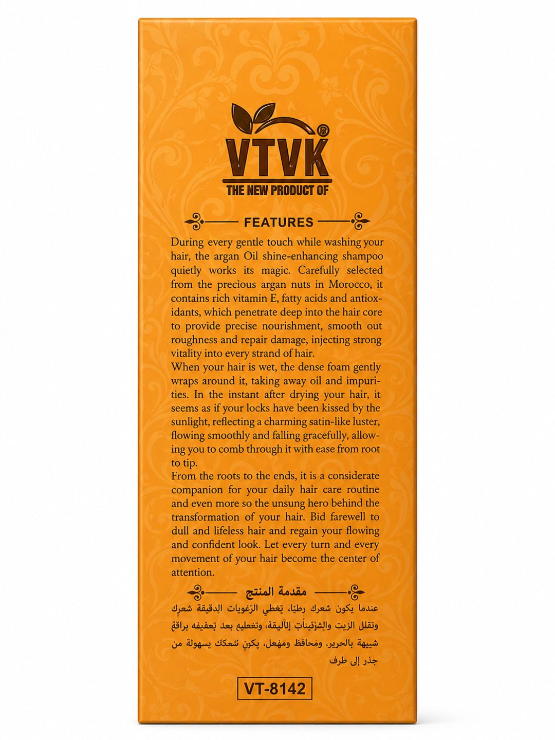 Saçlar üçün şampun Vtvk Argan Oil Protein Gold 600 ml — Mallar, Bakı (2)
