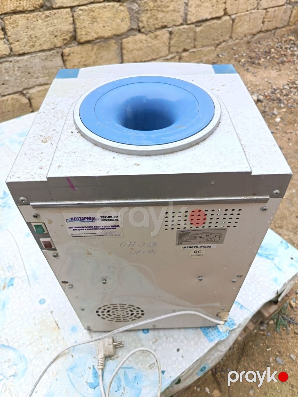 AquaWork su dispenseri – stolüstü model - İki kran: qırmızı – isti — Su soğutucuları və dispenserlər, Masazır (3)