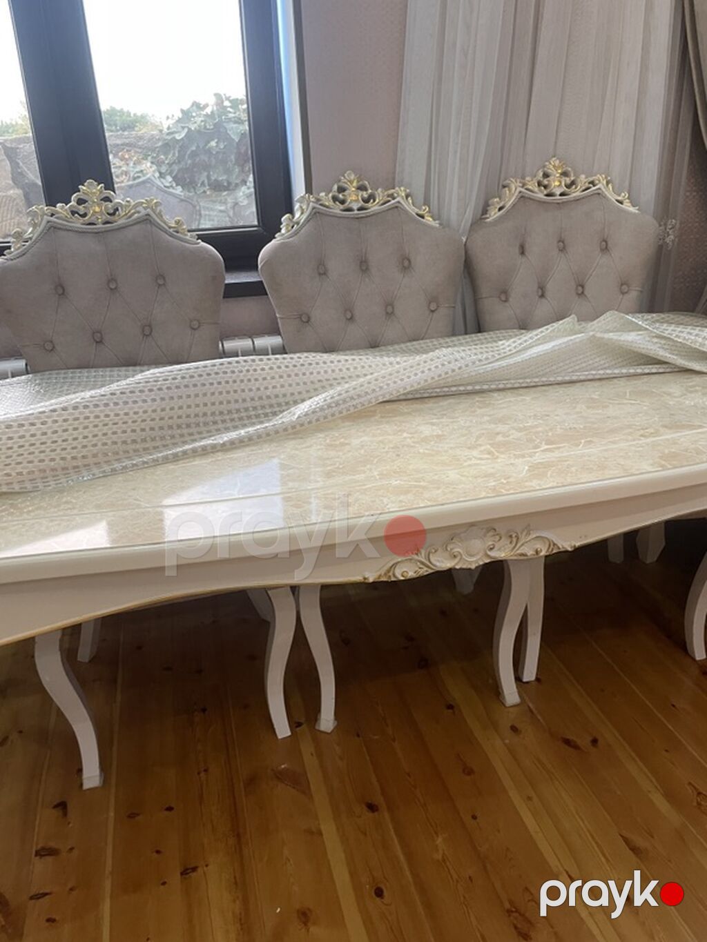8 Nəfərlik Qonaq Otaqı dəsti Stol Stul. 2 Oturacaq stolunun hərəsinin — Masalar və stullar, Digah (2)