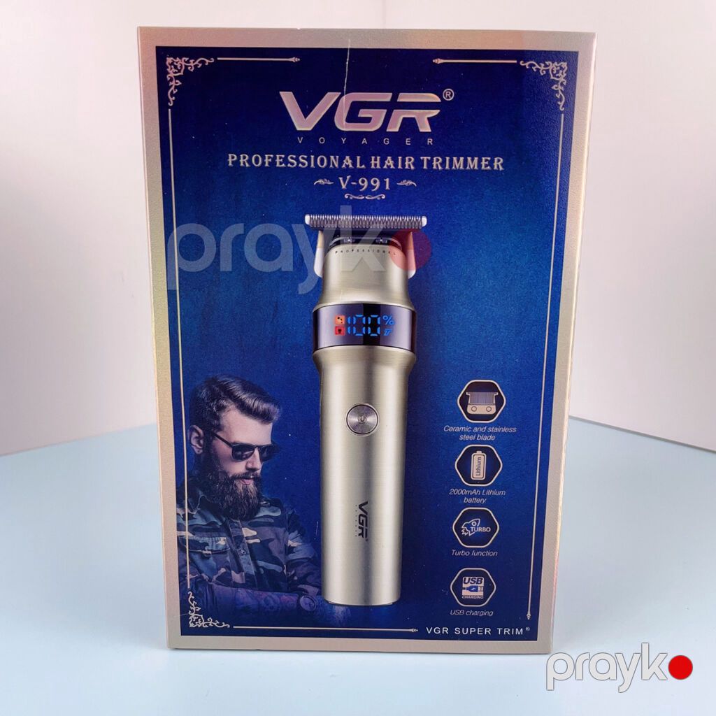 Profissional Trimmer VGR 991 - Keramik Bıçaqlı / 2000mAh / 400 Dəqiqə — Saç kəsmə maşınları, Bakı (8)