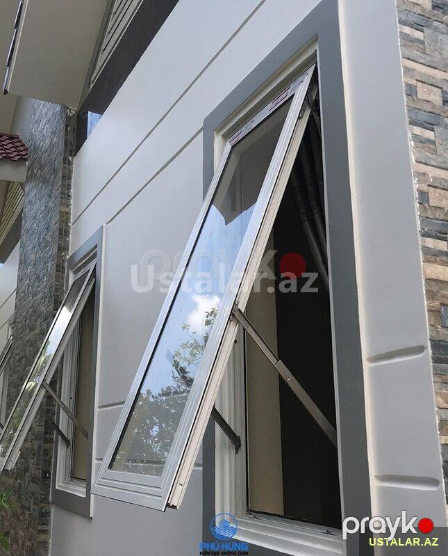 Plastik Qapi pəncərə cam balkon ustasi — Pəncərələr, qapılar, balkonlar, Bakı (7)