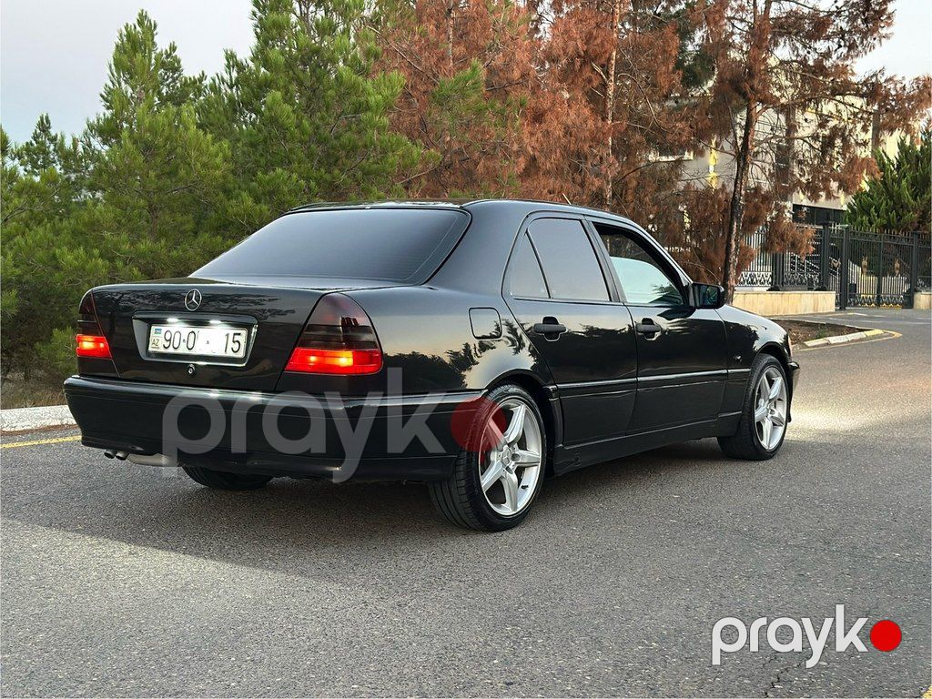 Mercedes C 200, 2.0 L, 1997 il, 555 584 km — Avtomobillər, Şirvan (12)