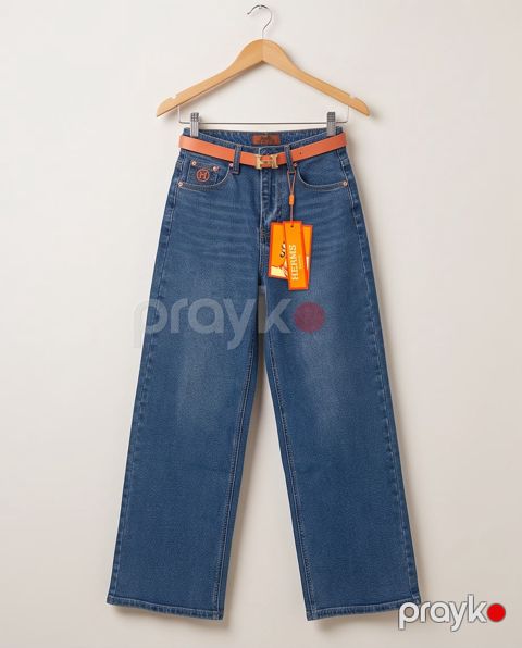 Qadınlar üçün düz cins SB873, Göy, Laykra, Ölçü 26 — Bakı