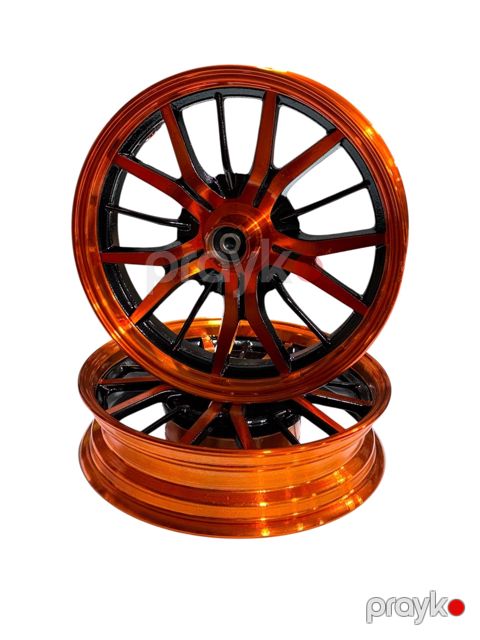 Moped üçün arxa və qabaq disk, 10 ölçü, narıncı - Motobot_00151 — Bakı