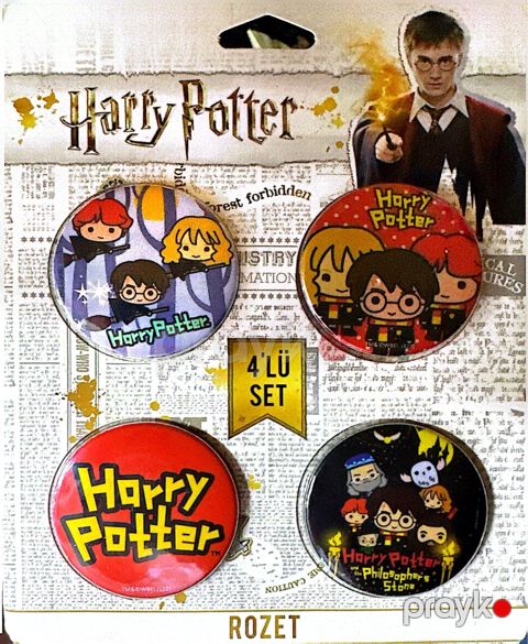 Nişan dəsti Harry Potter, metal, rəngbərəng, 4 əd — Bakı