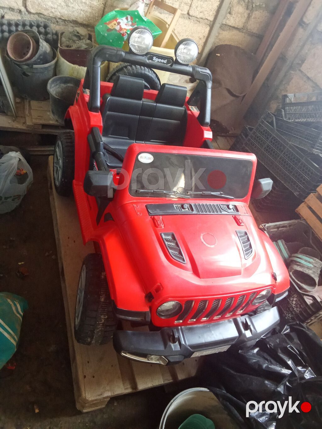 Uşaq elektrik maşını – off-road üslubunda, qırmızı korpus tam ideal — Uşaq avtomobilləri, Mehdiabad (3)