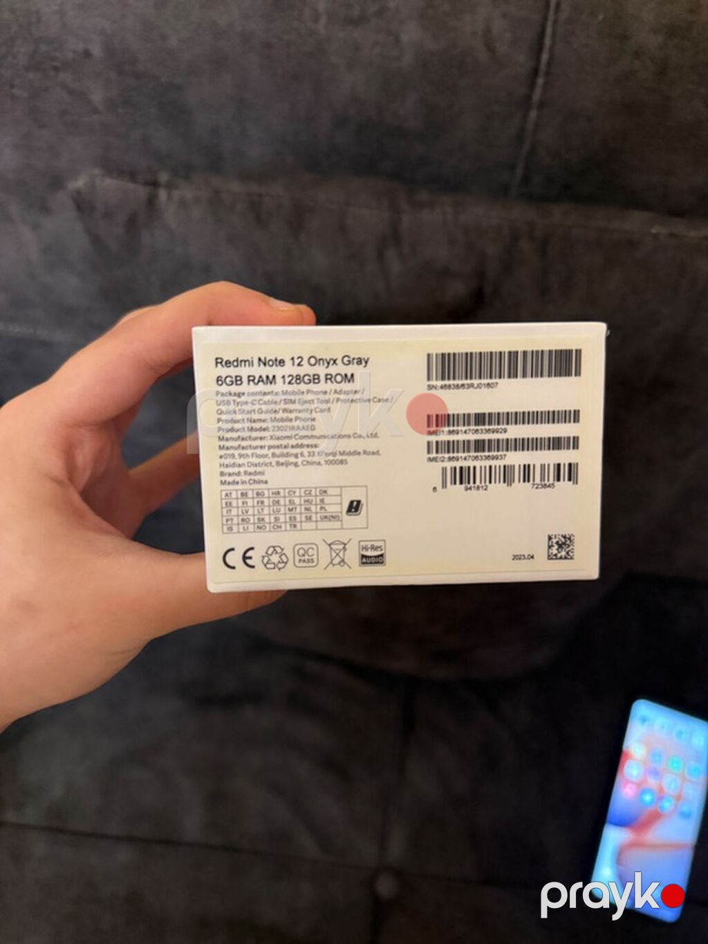 Redmi Note 12, 128 GB, rəng - Boz — Xiaomi, Göytəpə (4)