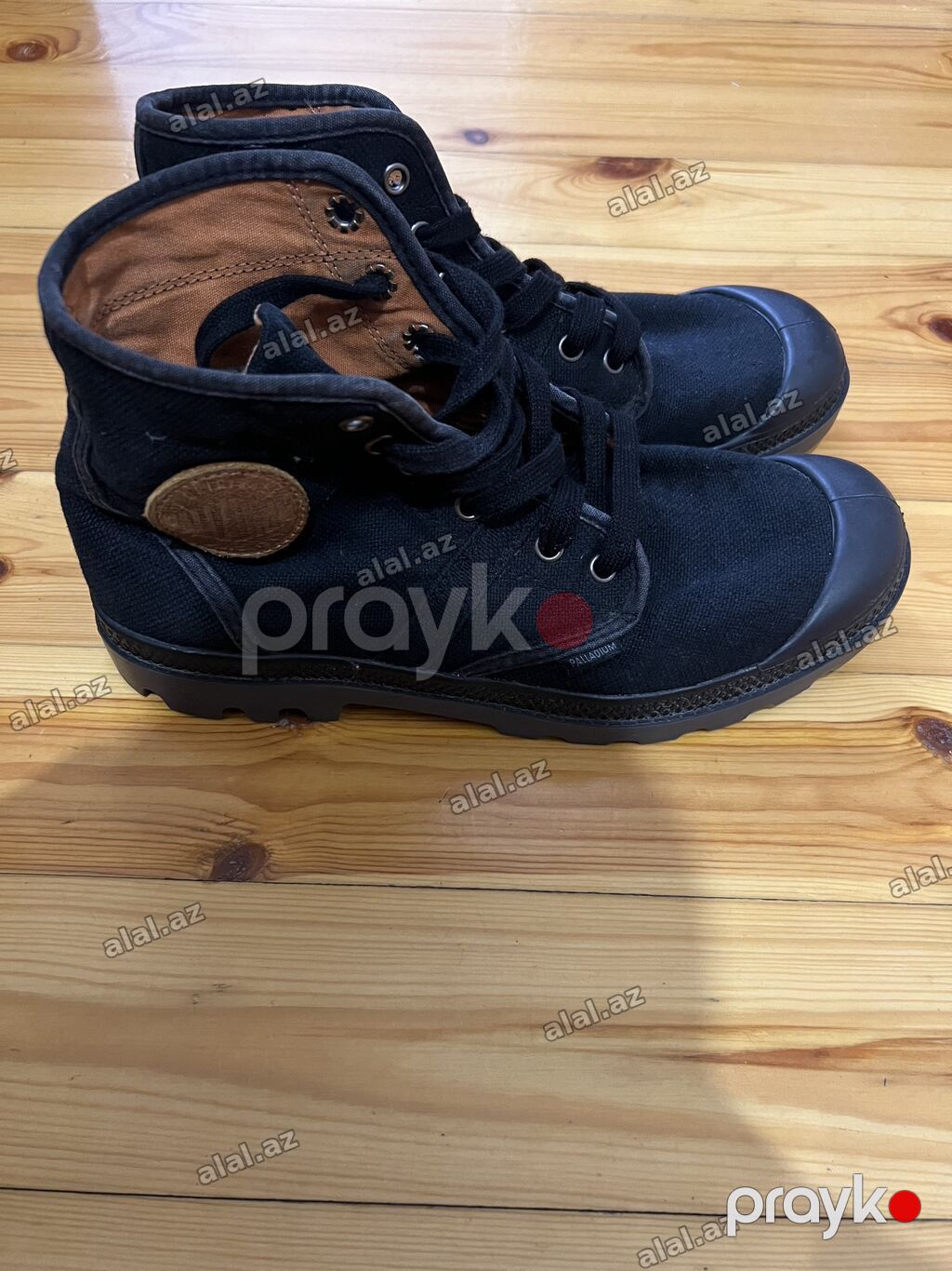 Palladium Pampa üslubunda uniseks kanvas botlar - Rəng: qara (daxili — Təlim, kurslar, Bakı (4)
