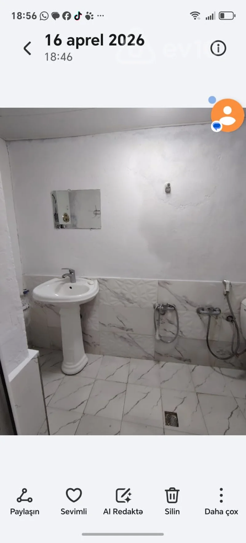 2 otaqlı həyət evi, 41 m², Sulutəpə — kirayə — Ev, villa, Bakı (3)