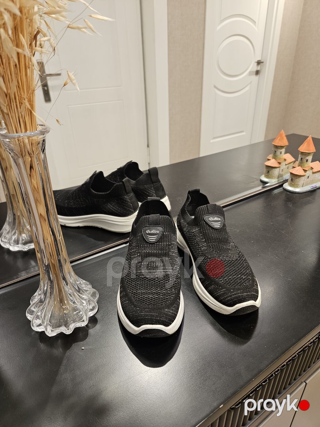 Qara rəngli slip-on idman ayaqqabısı - Model: slip-on (bağsız) — Krossovkalar, Bakı (2)