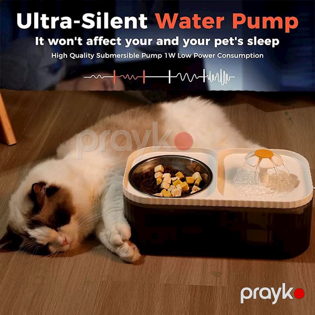 Pişiklər üçün fontan 001, yaşıl, plastik, 3 L — Mallar, Bakı (2)