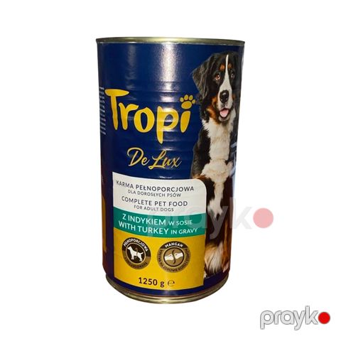 Konserva yetkin itlər üçün Tropi hinduşka ilə 1250 g — Bakı