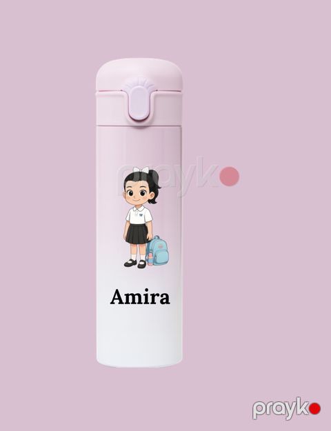 Uşaqlar üçün termos, 400 ml, paslanmayan polad, çəhrayı — Bakı