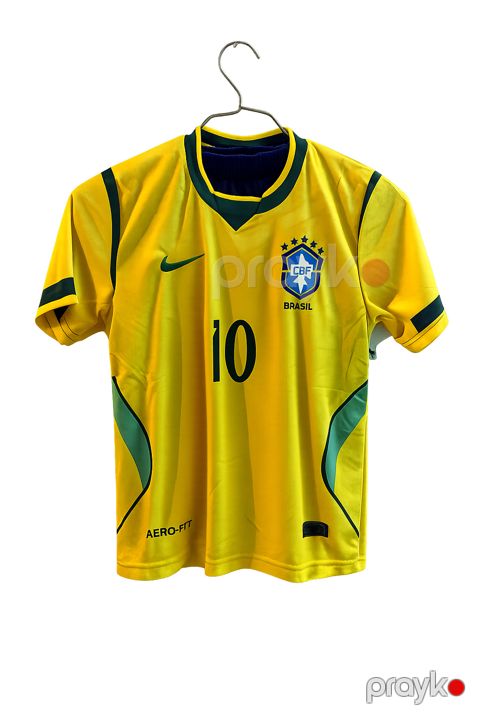 Futbolka uniseks Neymar JR, sarı, tekstil, ölçü 140