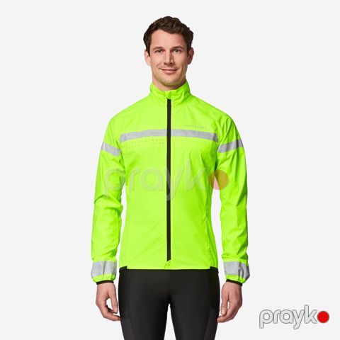 Kişilər üçün velosiped gödəkçəsi Decathlon 8788239, yaşıl, poliester, ölçü XL — Bakı