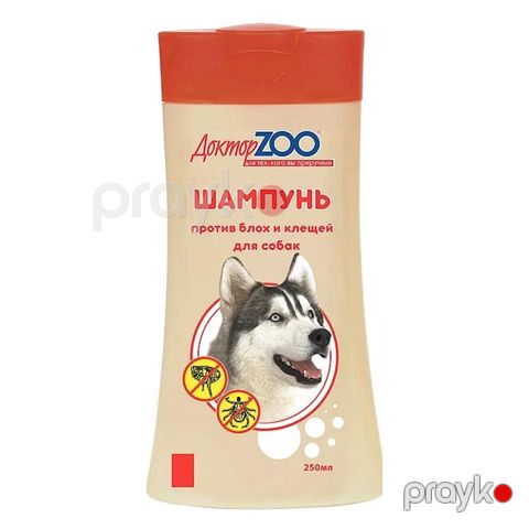 Şampun Доктор Zоо itlər üçün, birə və gənə əleyhinə, 250 ml — Bakı