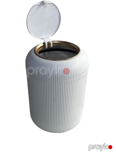 Zibil qutusu FS-12002, sensorlu, ağ, 10 L — Bakı