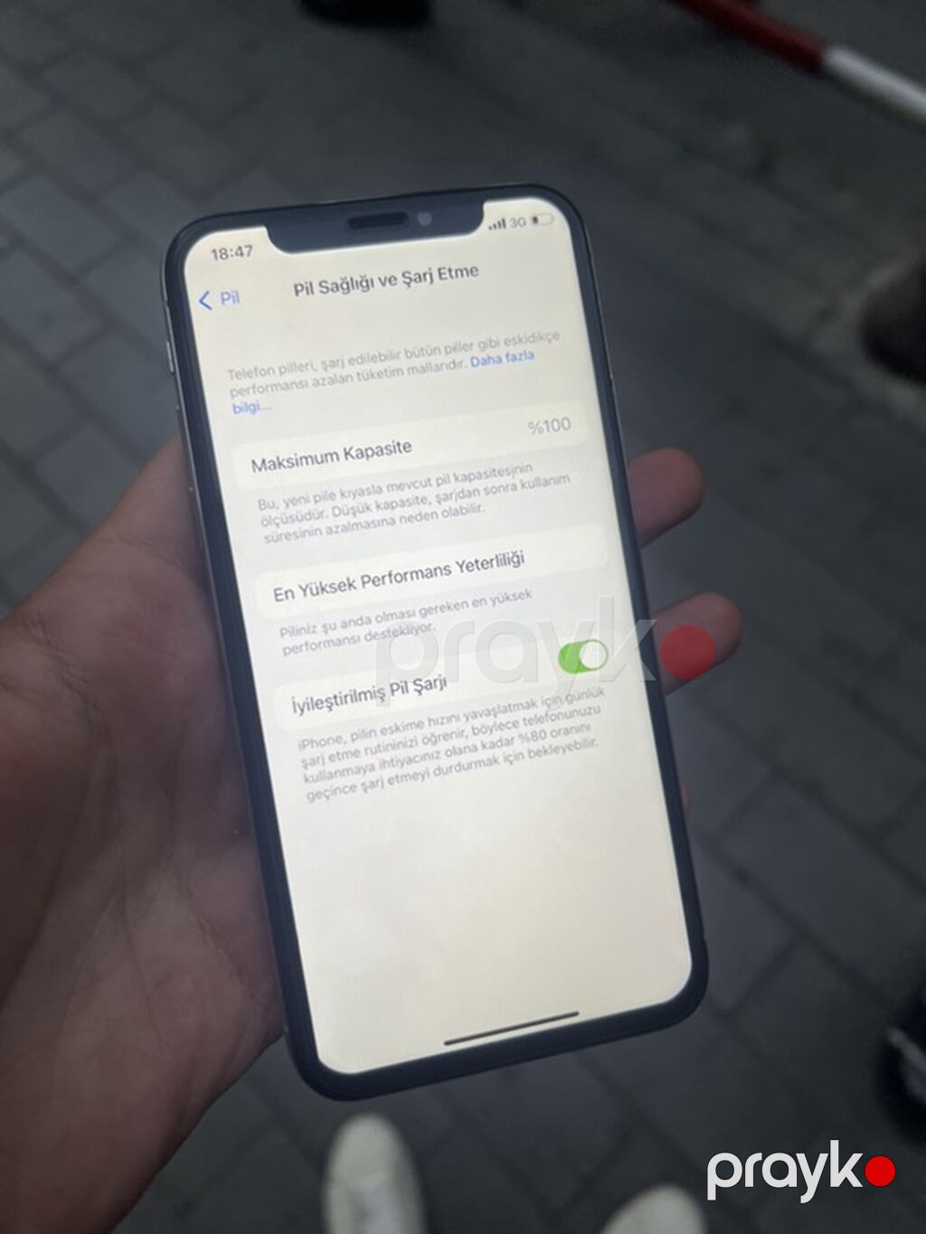 IPhone X, Gümüşü, Face ID — Apple iPhone, Bakı (9)