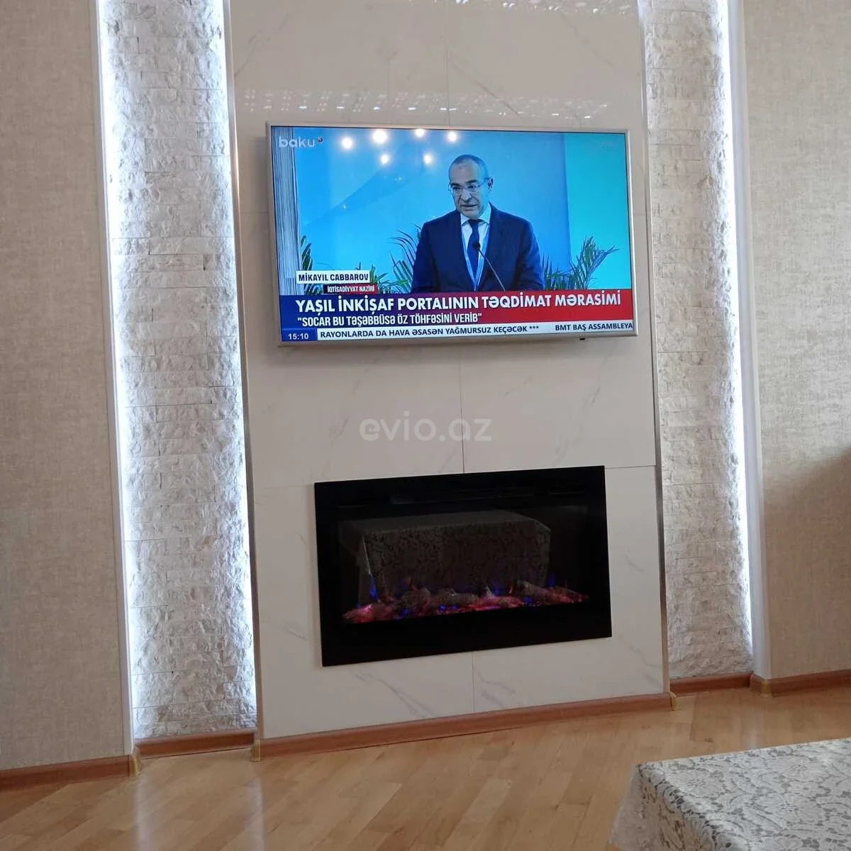 3 otaqlı tam təmirli mənzil satılır Əhmədli qəsəbəsində — Mənzil, Bakı (2)