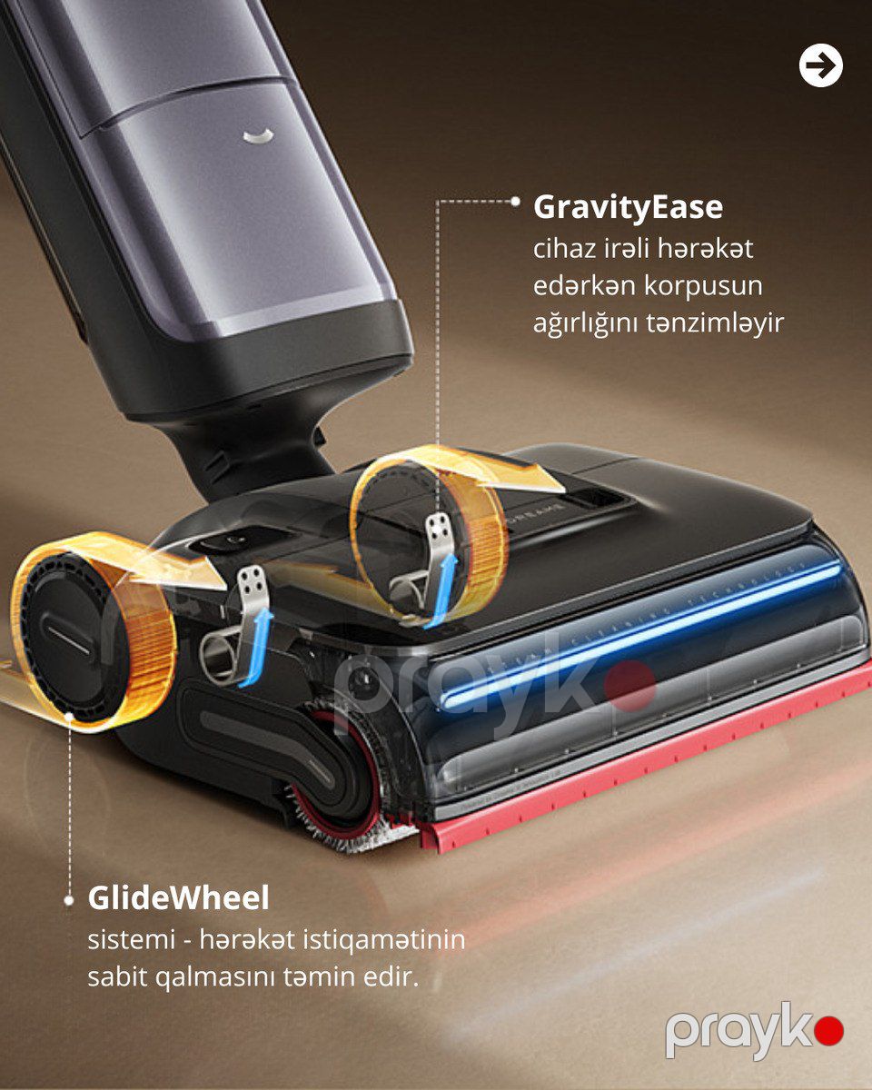 Vacuum Cleaner Dreame H16 Pro Steam Wet and Dry Vacuum (HHR48F) EU — Ev texnikası, Bakı (9)