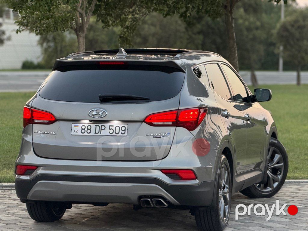 Hyundai Santa Fe, 2.0 L, 2018 il, 126 100 km — Avtomobillər, Bakı (8)