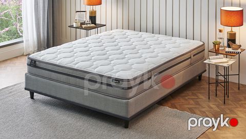 Ortopedik döşək Yataş Fresh Sense Pro, ikinəfərlik, trikotaj, ağ, 160x200 sm