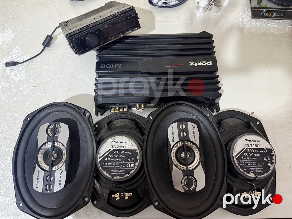 Zbor satilir 4 eded 7150 f kalonkasi effektini bilenler bilir 1000 W — Avtomobil akustikası, Bakı (2)