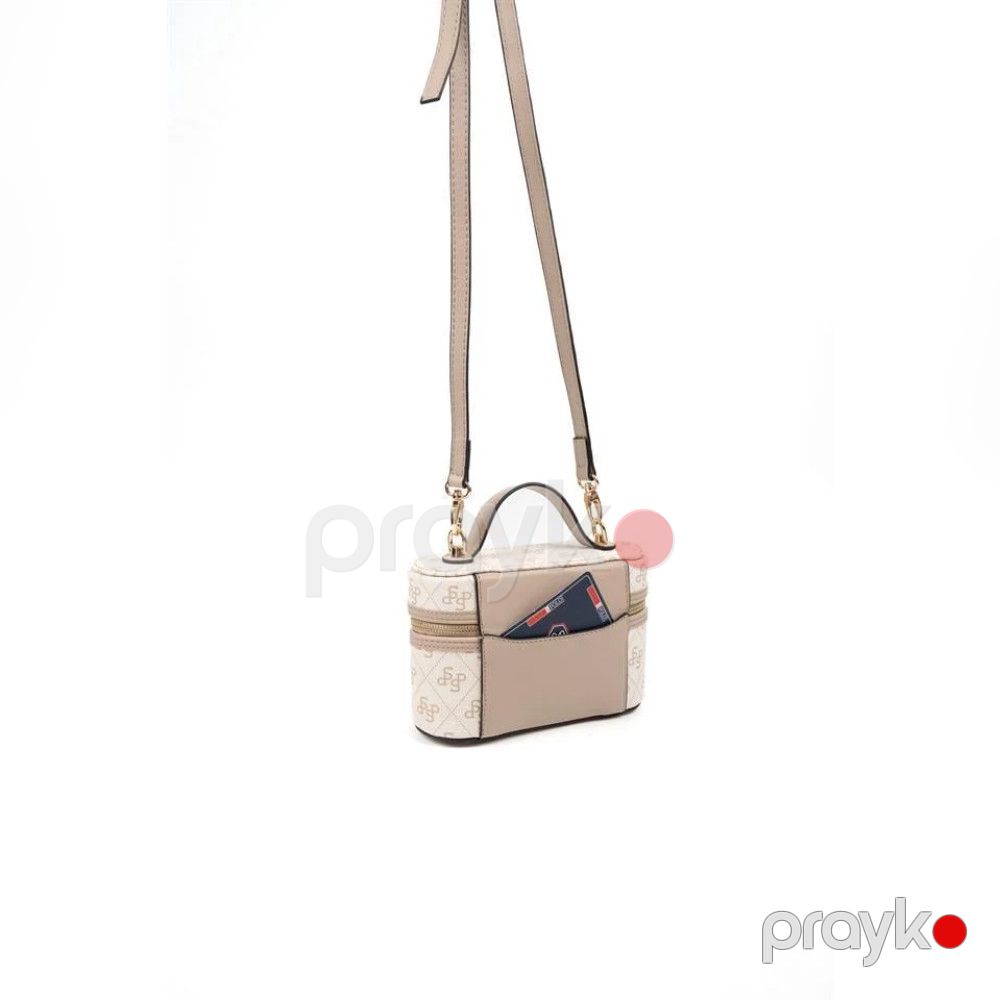 Kross-bodi çanta Silver & Polo SP1195-M178, eko dəri, bej, 12x18 sm — Mallar, Bakı (3)
