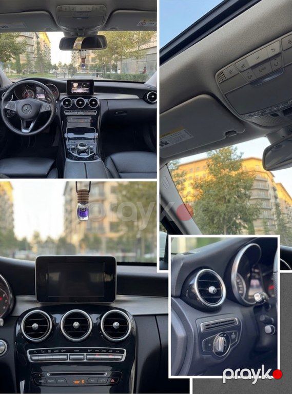 Mercedes C 300, 2.0 L, 2017 il, 86 000 km — Avtomobillər, Bakı (10)