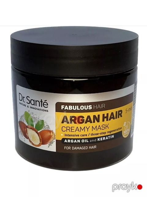 Saçlar üçün bərpaedici krem-maska Dr. Sante Argan Hair 300 ml — Bakı