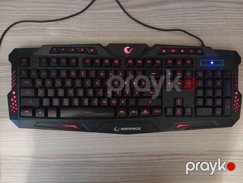 Rampage qaming klaviaturası - Tam ölçülü (numpadlı) USB klaviatura — Bakı