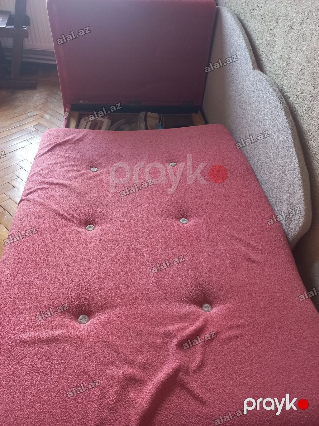 Divan-kravat, İşlənmiş, Açılan, Bazalı, Parça — Mebel, Bakı (3)