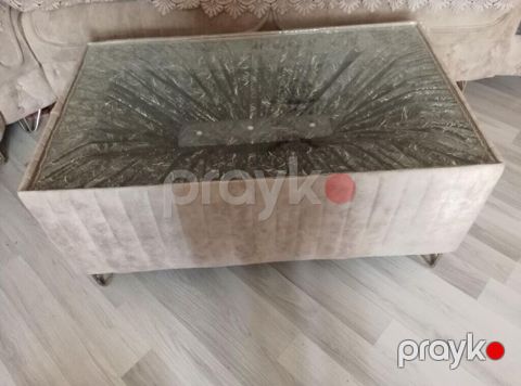 Dördbucaq masa, Açılmayan, Təkərsiz, Şüşə, Zəmanətsiz — Sumqayıt
