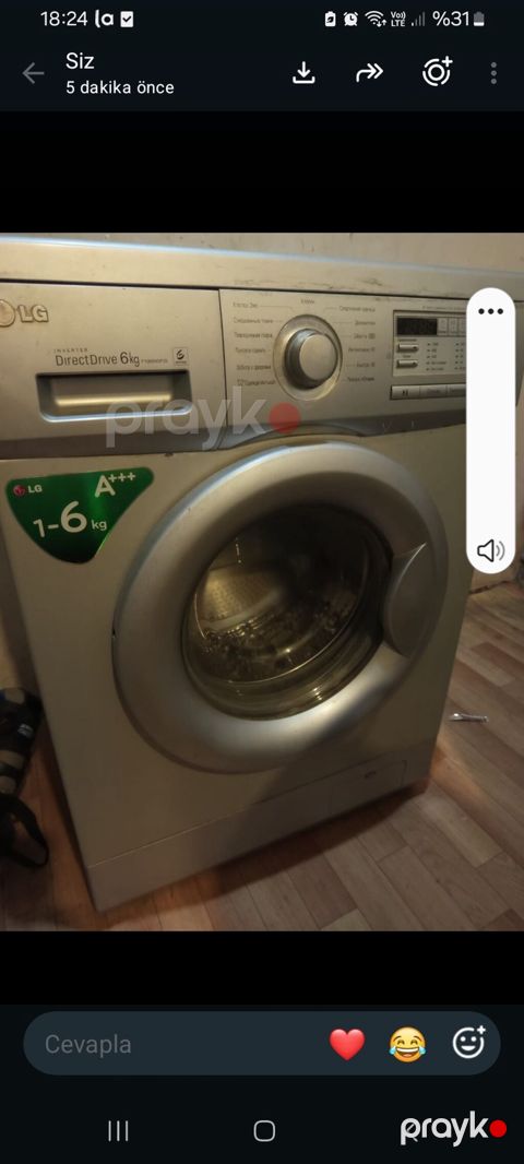 LG önyükləməli paltaryuyan maşın - Model: LG Inverter Direct Drive — Sumqayıt