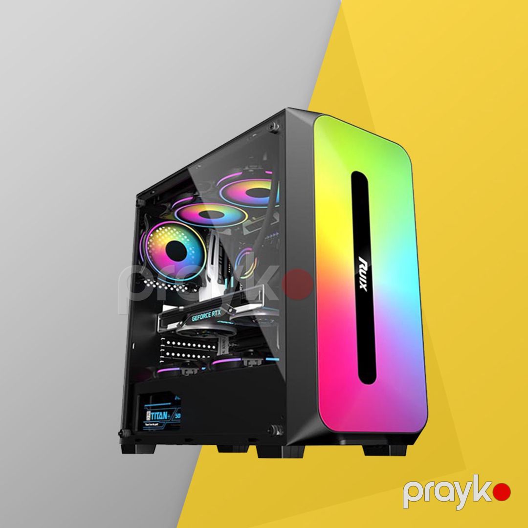 RGB Gaming Case Rux C3 — Kompüterlər və noutbuklar, Bakı (2)