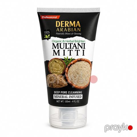 Üz üçün yuyunma geli Derma Arabian Multani Mitti 120 ml — Bakı
