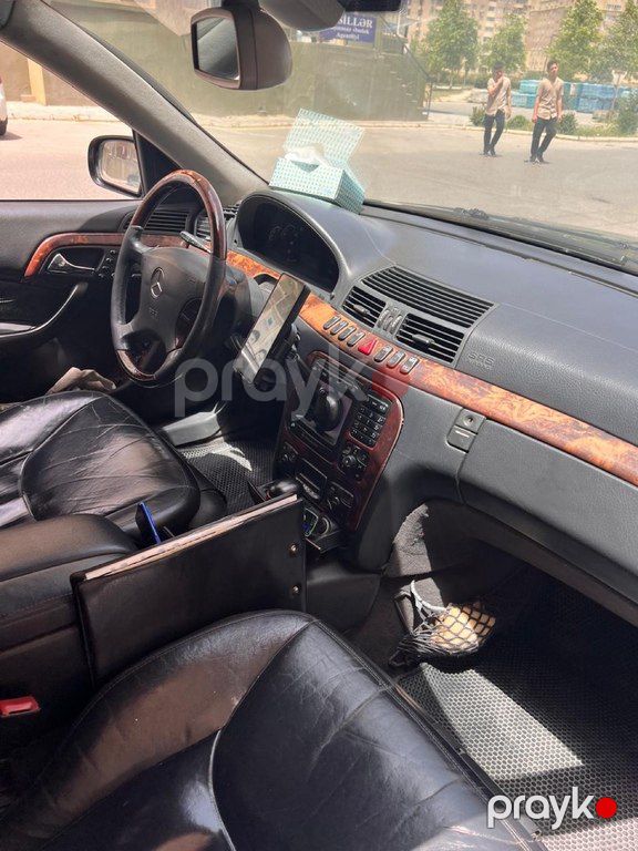 Mercedes S 320, 3.2 L, 2001 il, 350 000 km — Avtomobillər, Bakı (6)