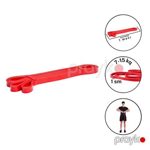 Elastik lent Gymnic 1139 lateks, qırmızı — Bakı
